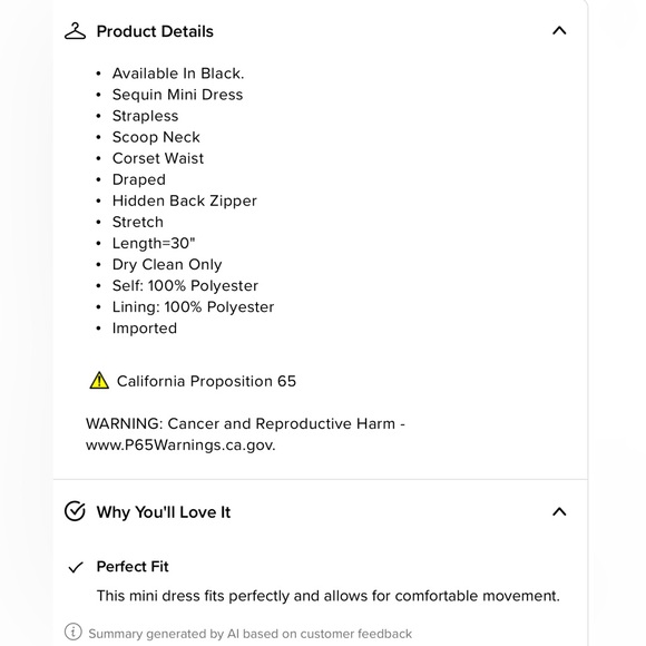 Fashion Nova Black Asymmetrical Sequin Dress - Picture 4 of 9